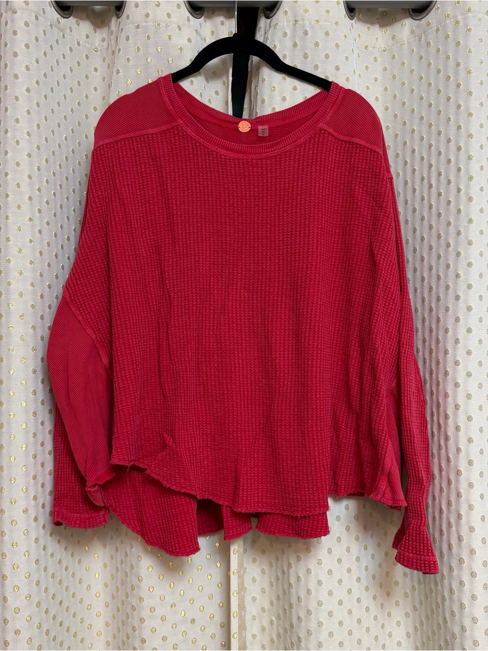 Free people waffle knit long sleeve